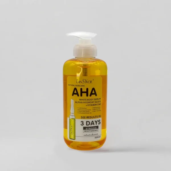 سرم سفید کننده و روشن کننده تخصصی بدن AHA لنسیاد - فروشگاه اینترنتی پرطاگل