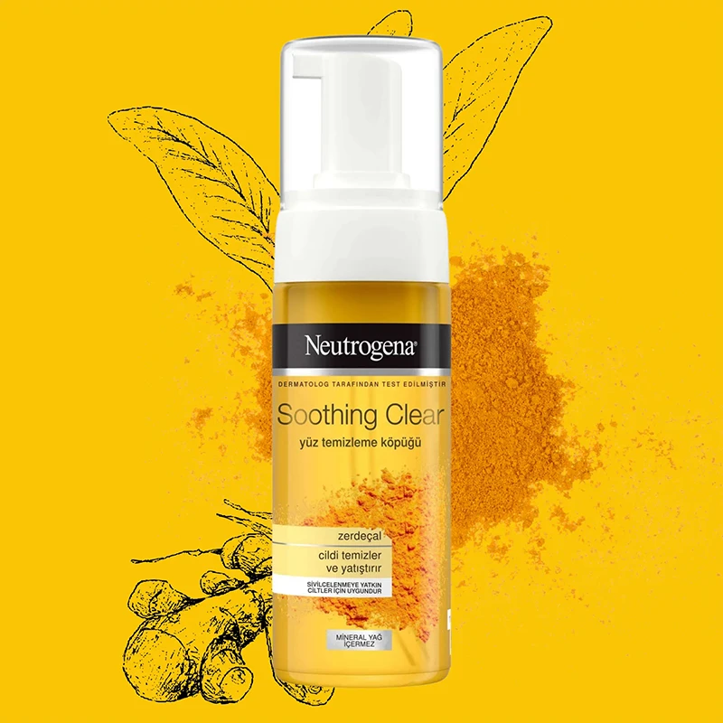 فوم شستشو صورت نوتروژینا مدل Soothing Clear - فروشگاه اینترنتی پرطاگل
